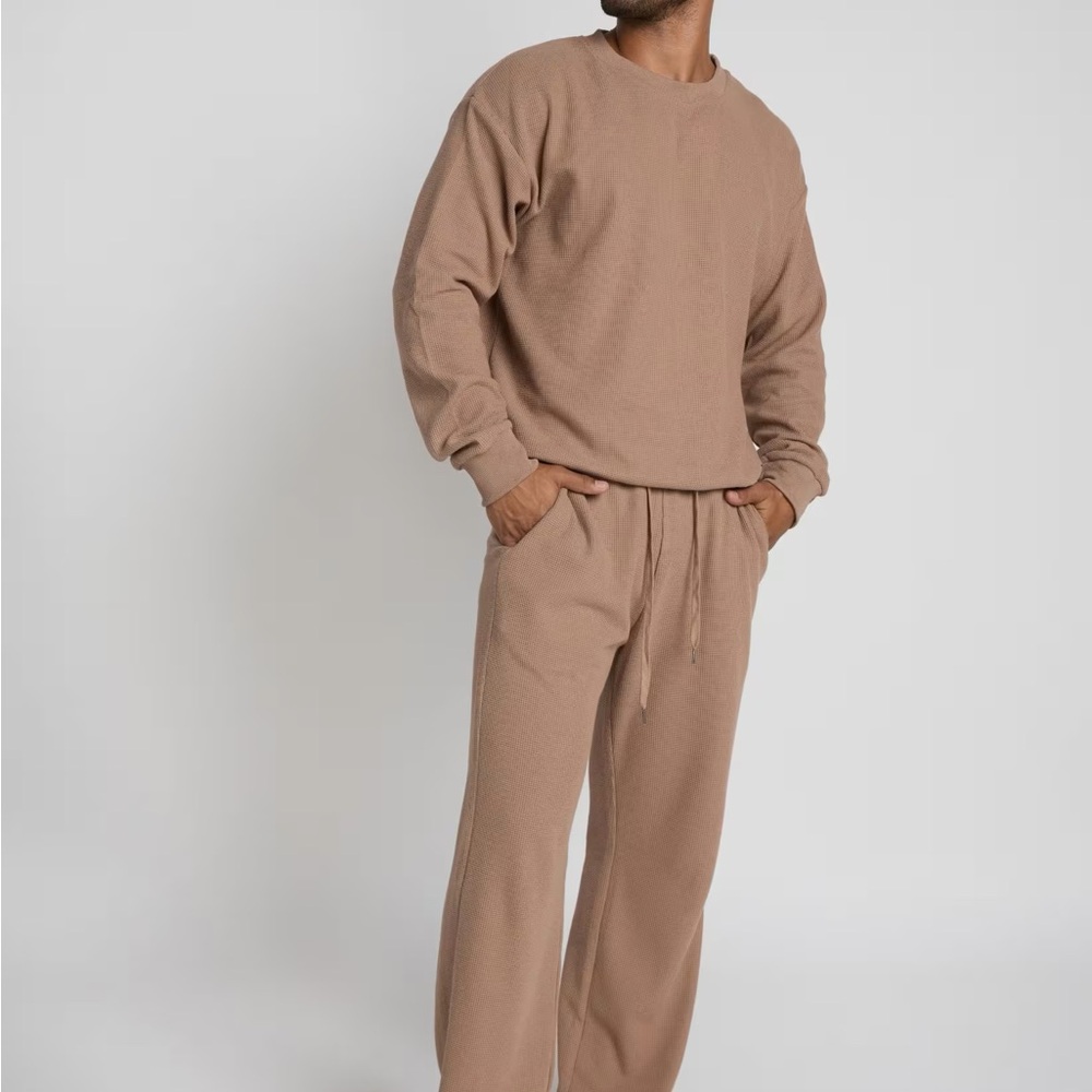 Cozy Tan Lounge Pants - Picture 3 of 5
